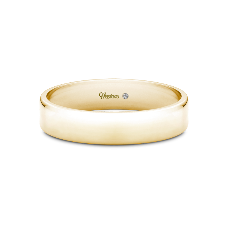 Medium Flat Court Wedding Ring