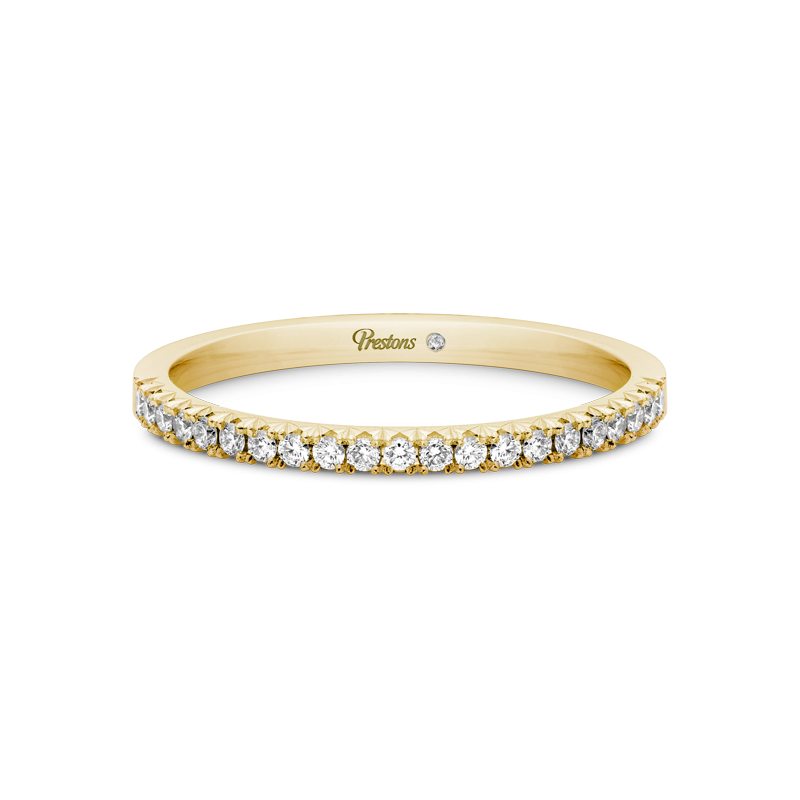 Fishtail Diamond Wedding Ring