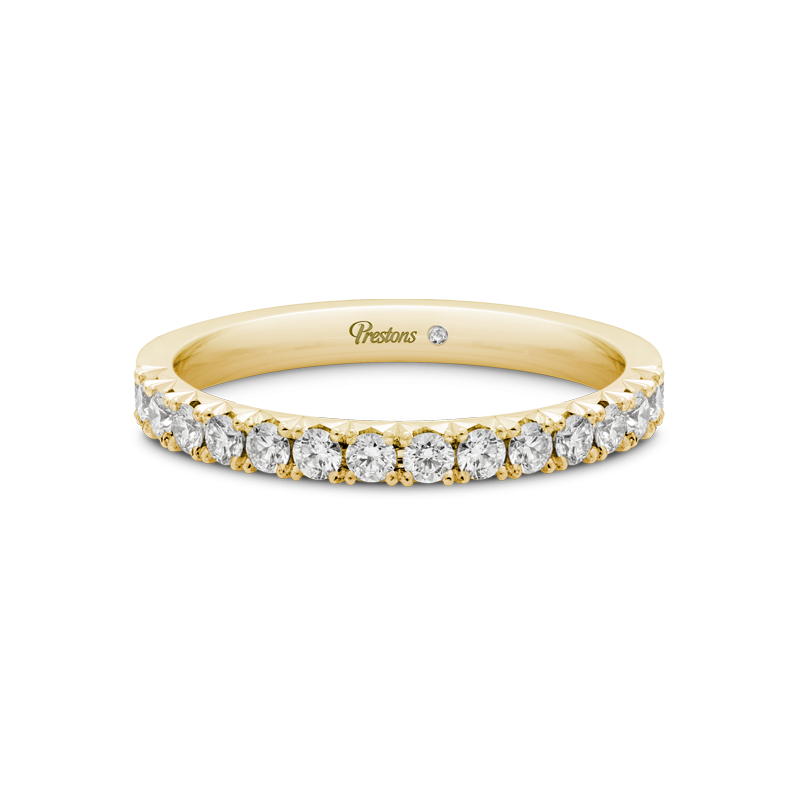 Fishtail Diamond Wedding Ring
