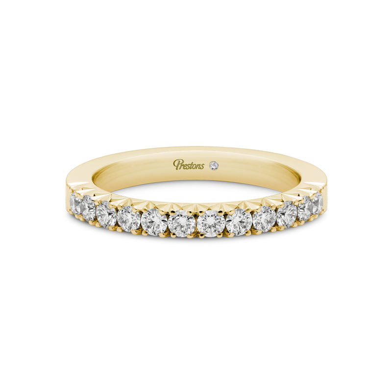 Fishtail Diamond Wedding Ring