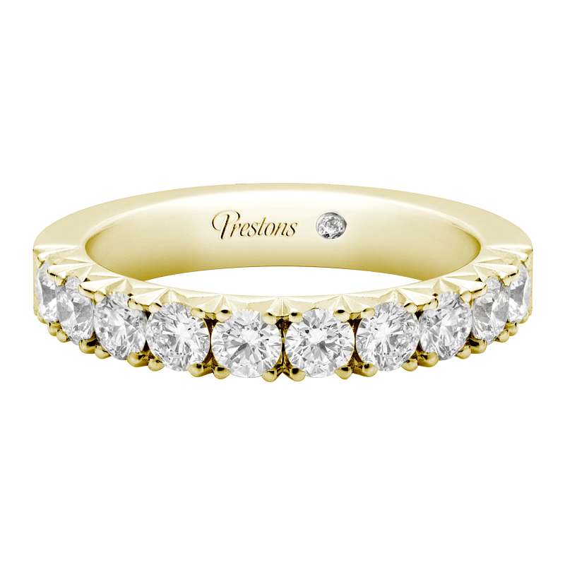 Fishtail Diamond Wedding Ring