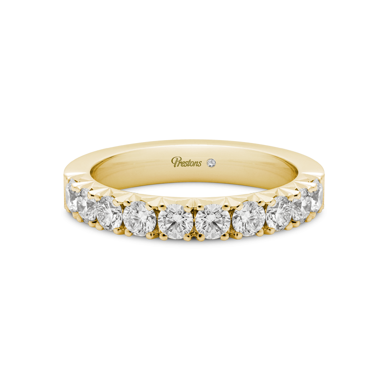 Fishtail Diamond Wedding Ring