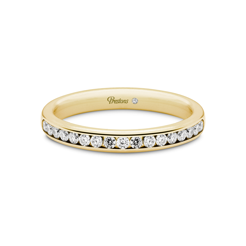 Channel Diamond Wedding Ring