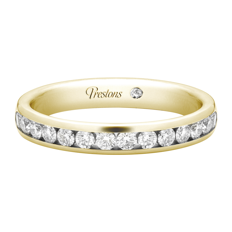 Channel Diamond Wedding Ring
