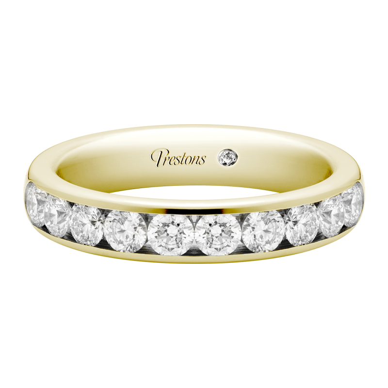 Channel Diamond Wedding Ring