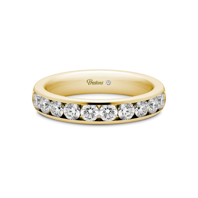 Channel Diamond Wedding Ring