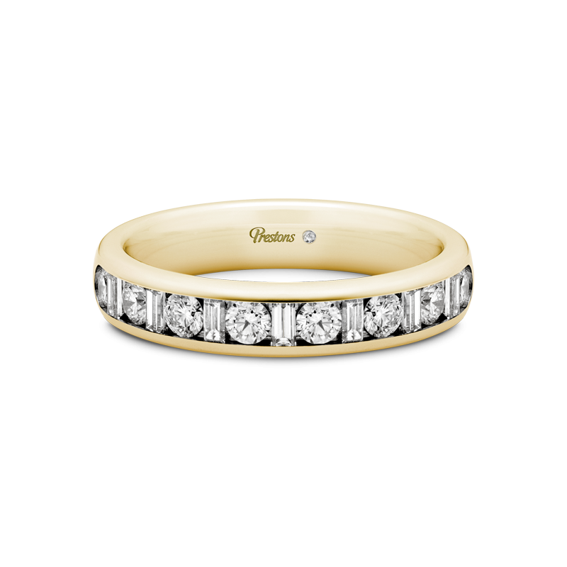 Channel Diamond Wedding Ring