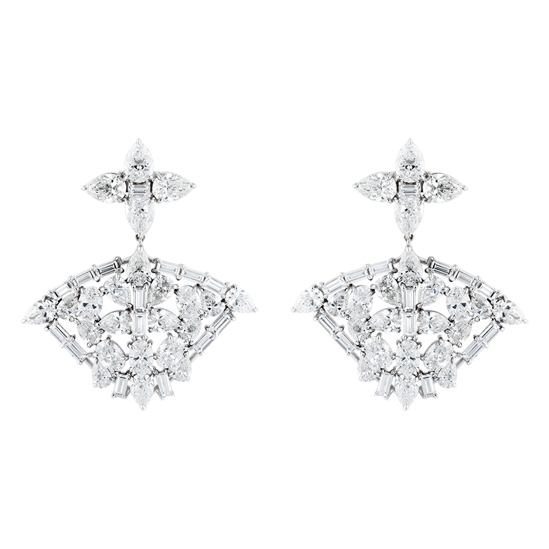Mosaic Diamond Earrings