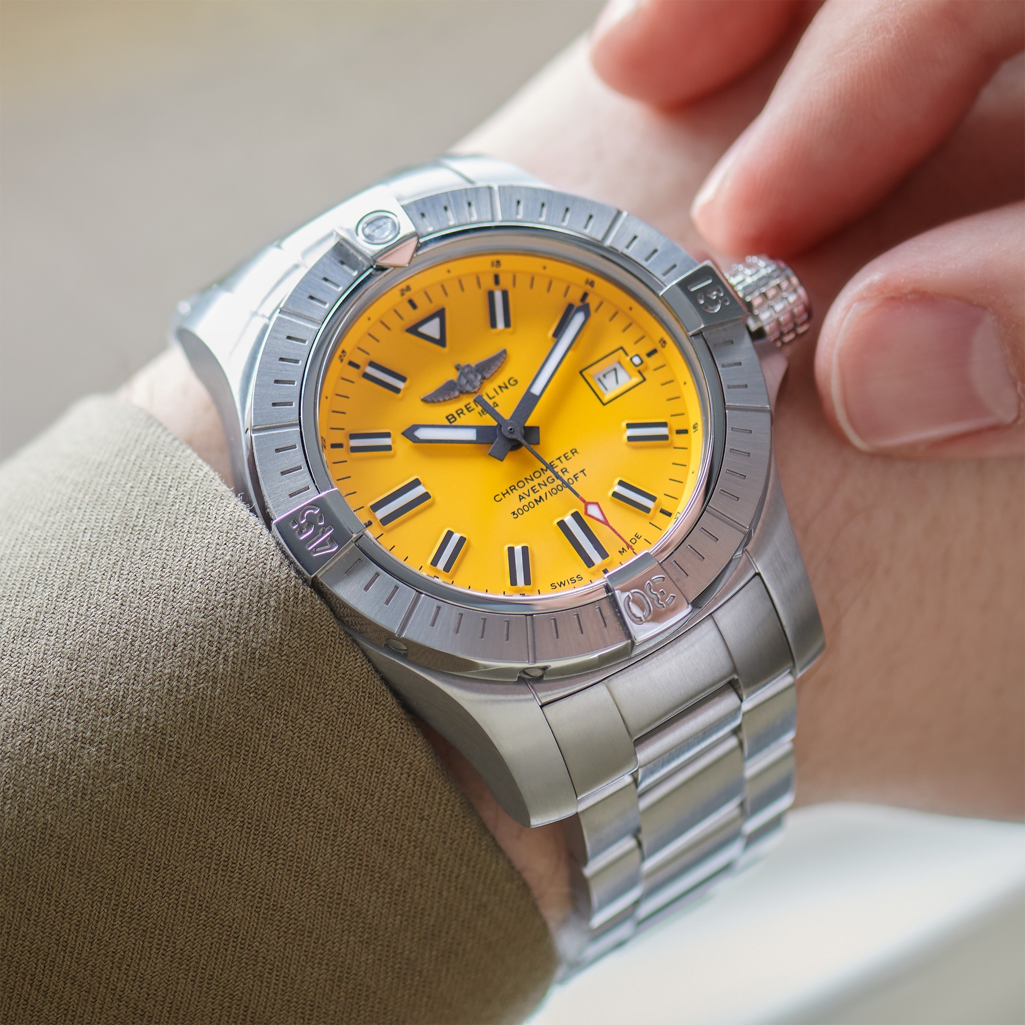 Breitling Avenger Seawolf Stainless Steel