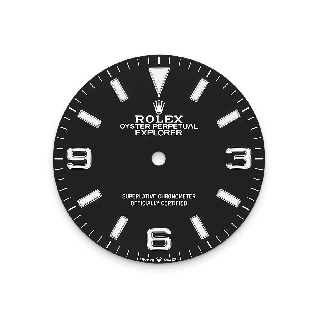 Black dial