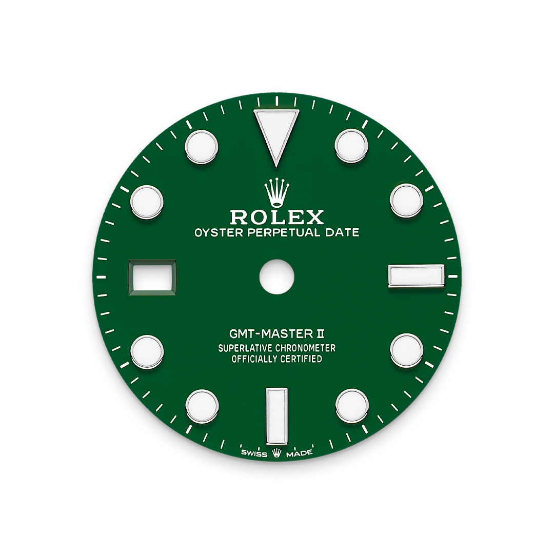 Green ceramic dial