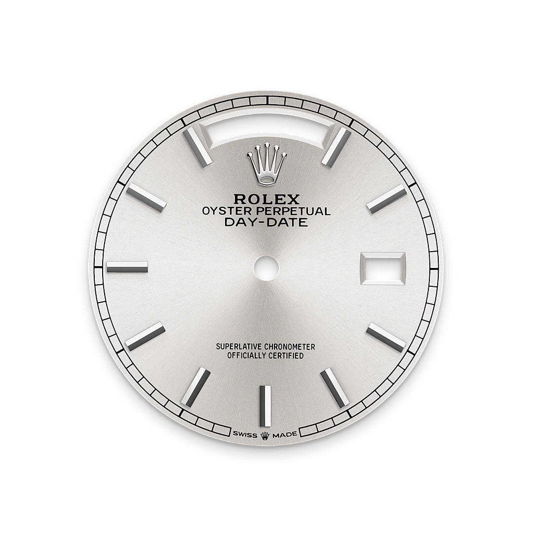 Silver dial