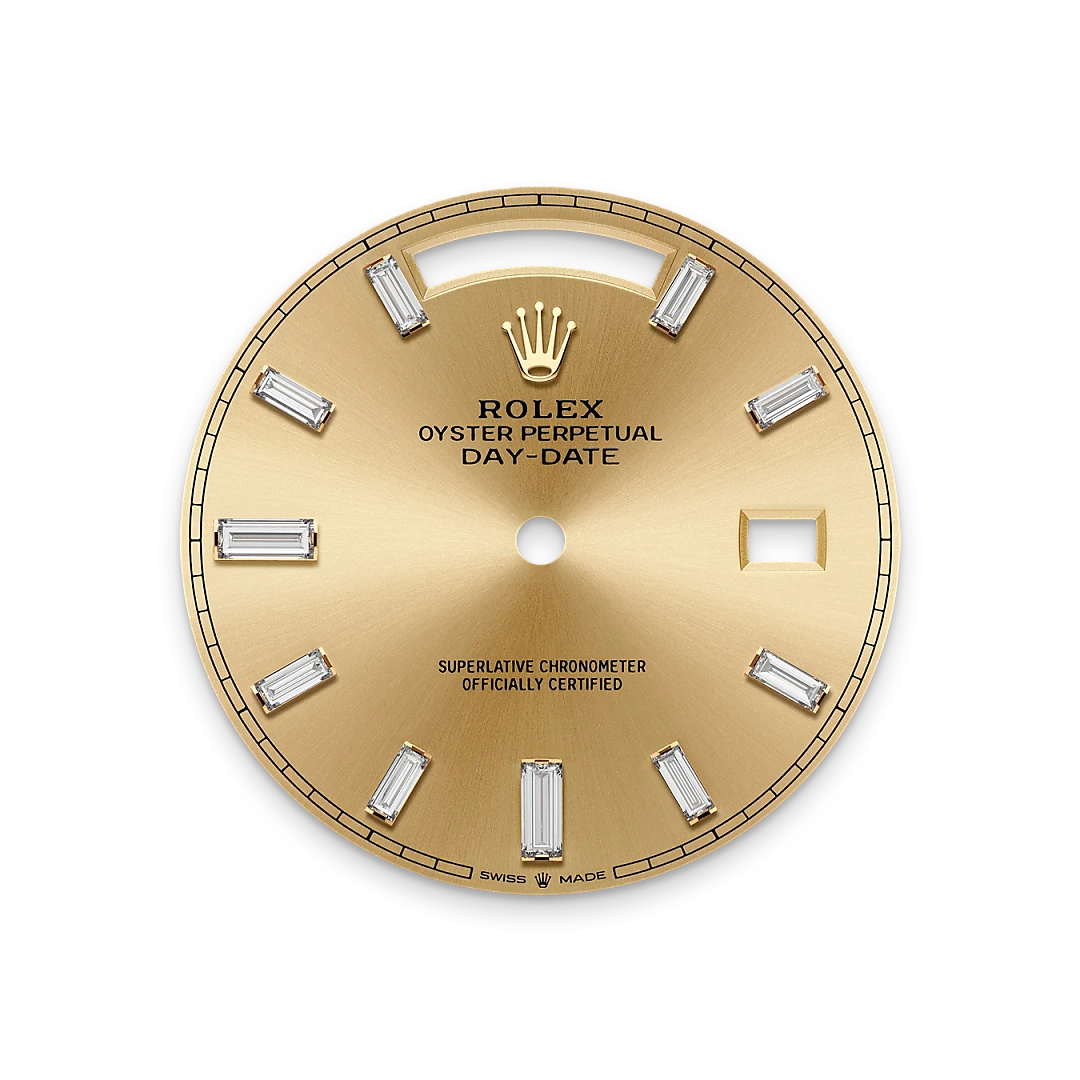 Champagne-colour dial
