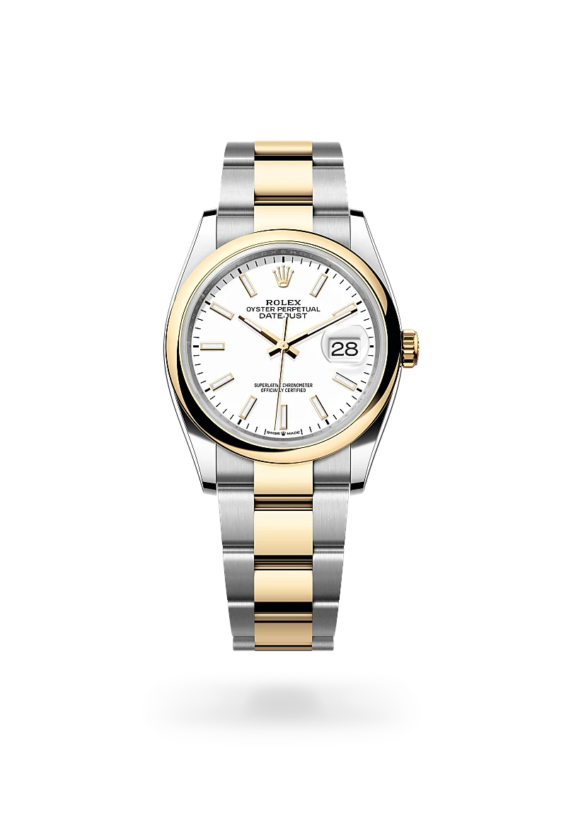 Rolex Datejust 36 in Yellow Rolesor - combination of Oystersteel and yellow gold, M126203-0020 at Prestons