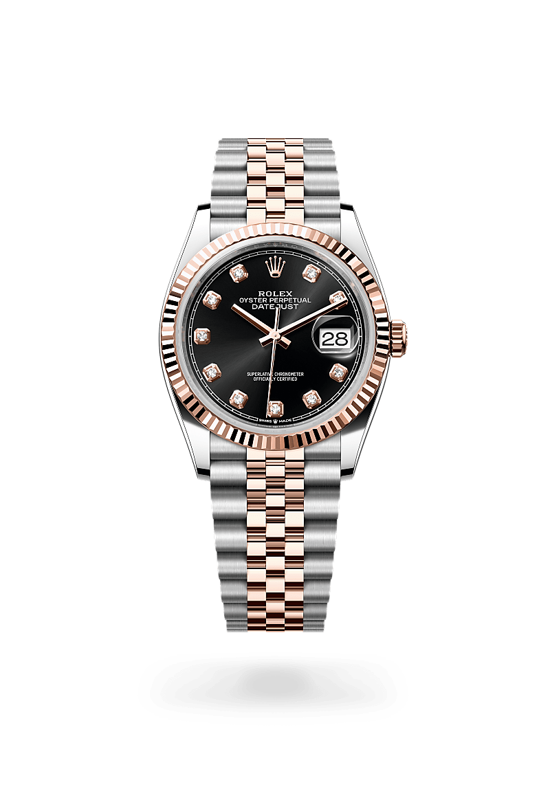 Rolex Datejust 36 in Everose Rolesor - combination of Oystersteel and Everose gold, M126231-0019 at Prestons