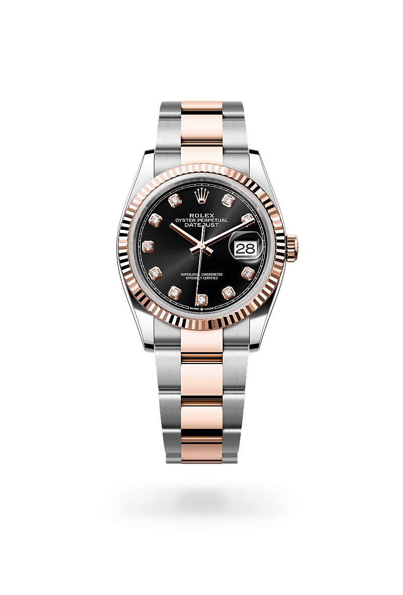 Rolex Datejust 36 in Everose Rolesor - combination of Oystersteel and Everose gold, M126231-0020 at Prestons