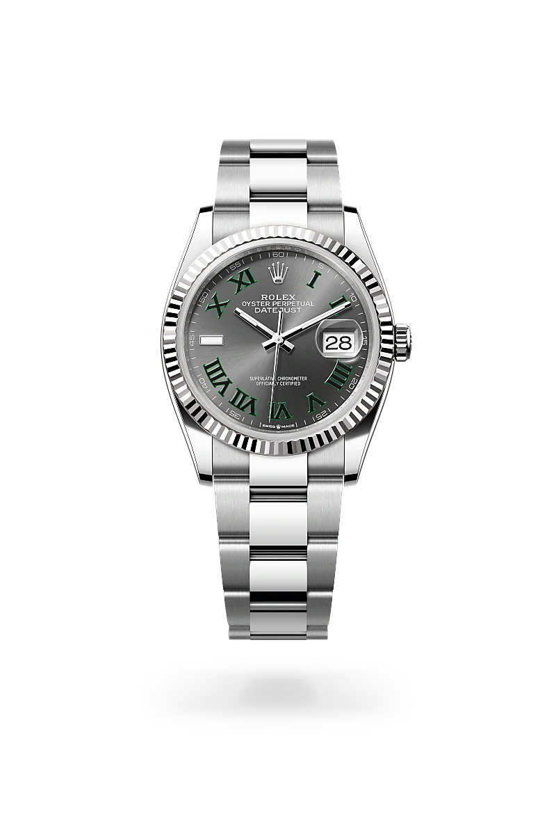 Rolex Datejust 36 in White Rolesor - combination of Oystersteel and white gold, M126234-0046 at Prestons
