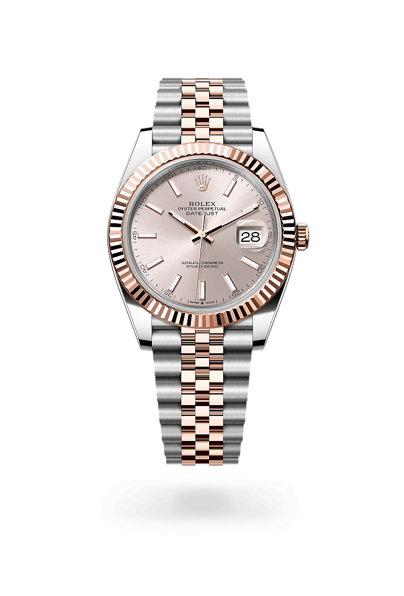 Rolex Datejust 41 in Everose Rolesor - combination of Oystersteel and Everose gold, M126331-0010 at Prestons
