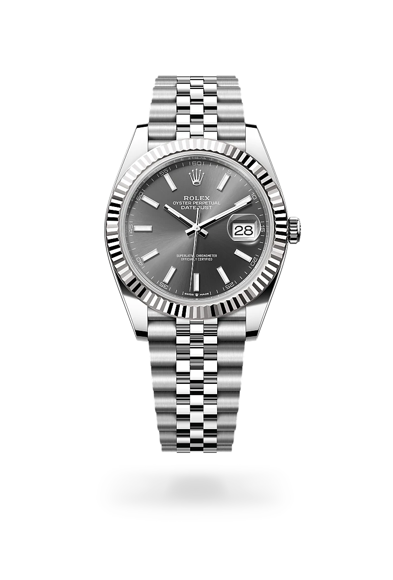 Rolex Datejust 41 in White Rolesor - combination of Oystersteel and white gold, M126334-0014 at Prestons
