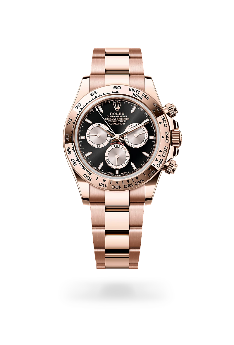 Rolex Cosmograph Daytona in 18 ct Everose gold, M126505-0001 at Prestons
