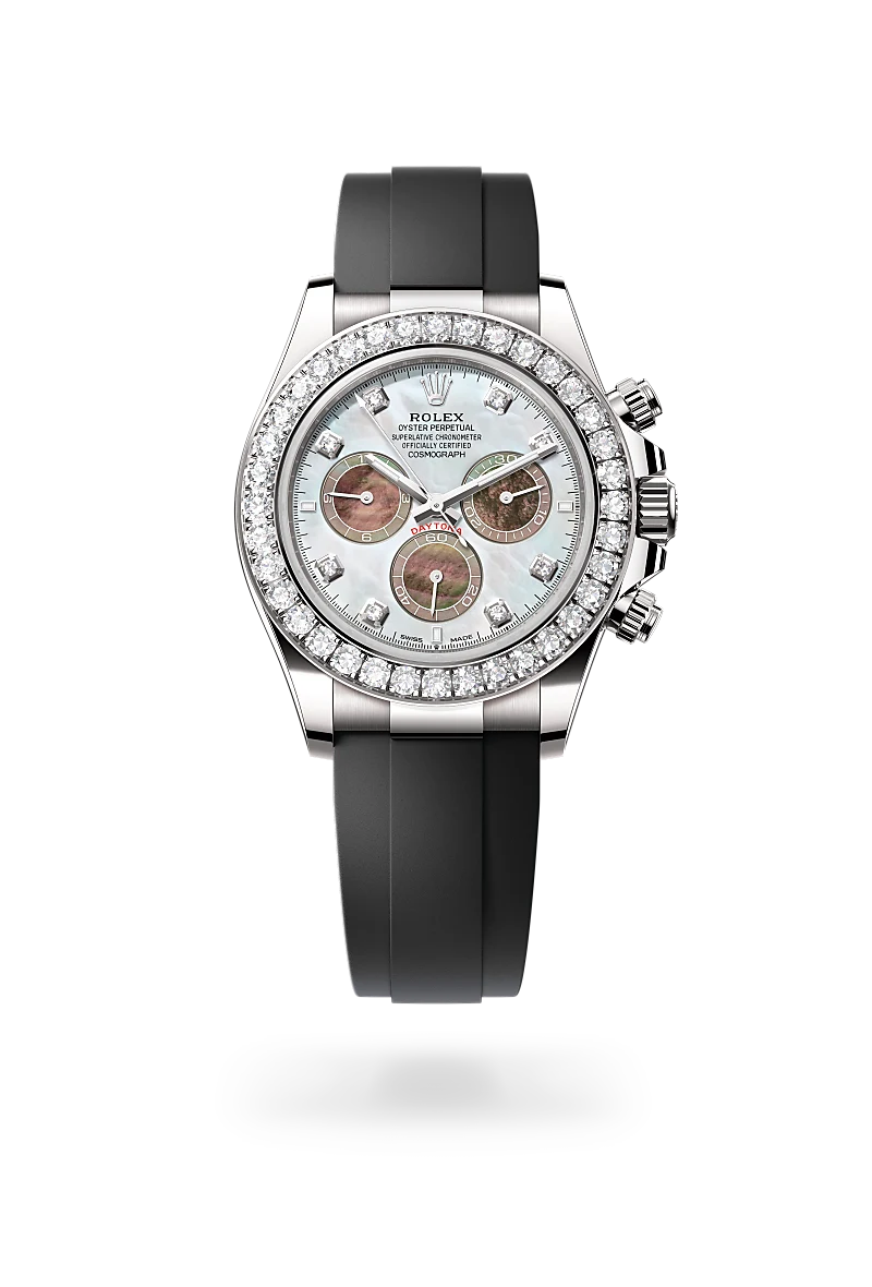 Rolex Cosmograph Daytona in 18 ct white gold, M126589RBR-0001 at Prestons