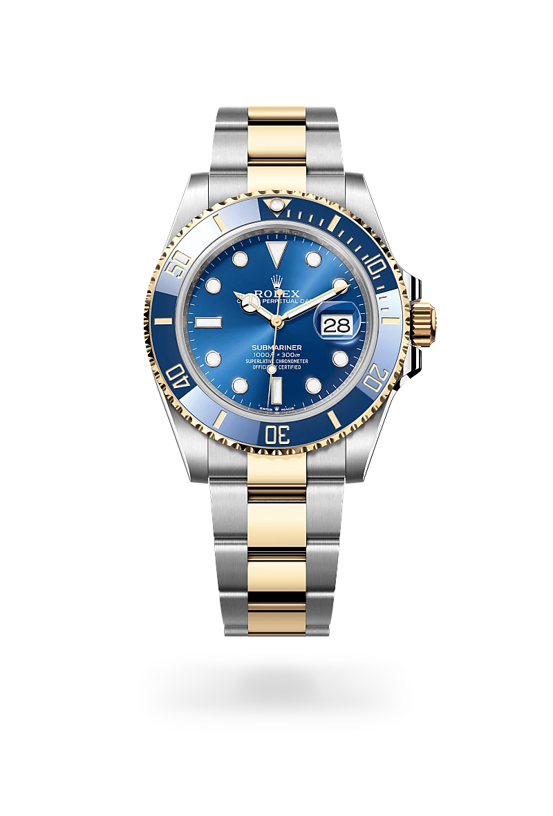 Rolex Submariner Date in Yellow Rolesor - combination of Oystersteel and yellow gold, M126613LB-0002 at Prestons