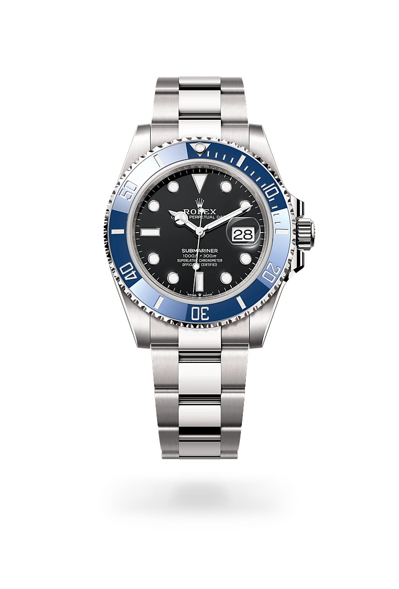 Rolex Submariner Date in 18 ct white gold, M126619LB-0003 at Prestons