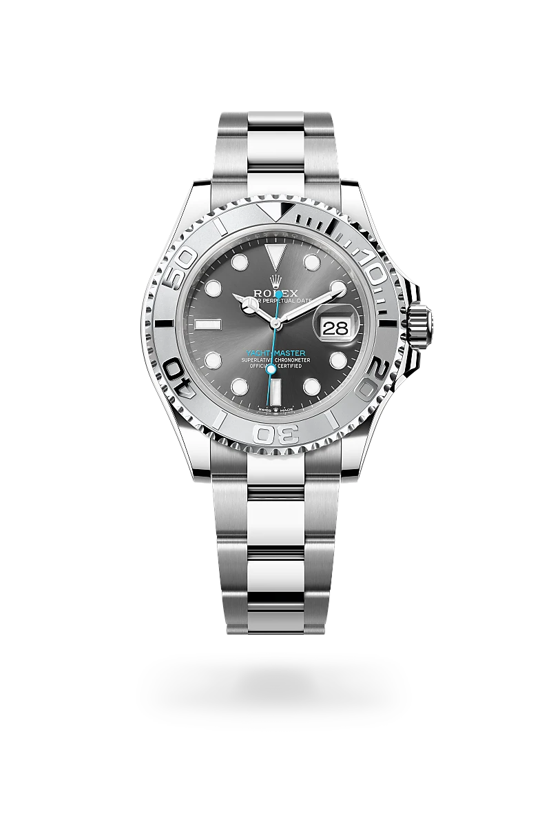 Rolex Yacht-Master 40 in Rolesium - combination of Oystersteel and platinum, M126622-0001 at Prestons