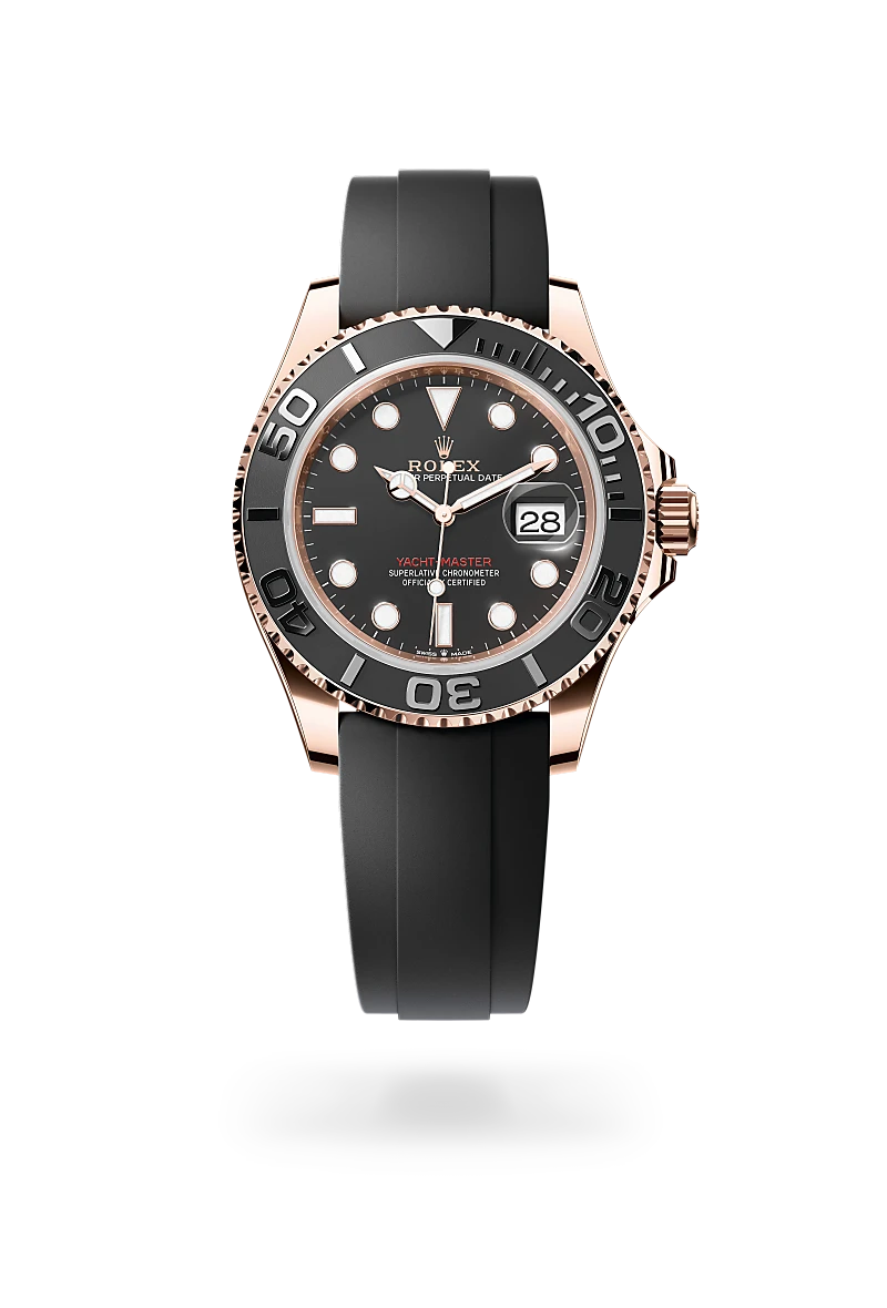 Rolex Yacht-Master 40 in 18 ct Everose gold, M126655-0002 at Prestons