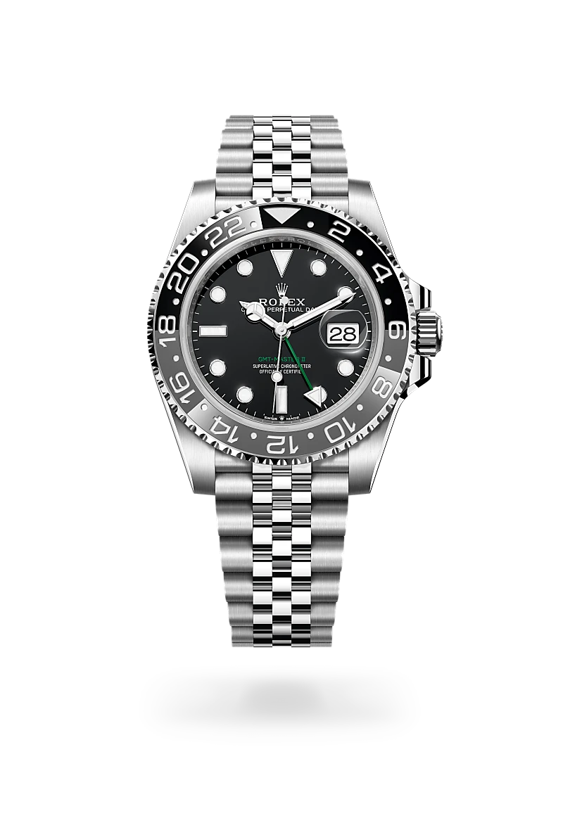 Rolex GMT-Master II in Oystersteel, M126710GRNR-0003 at Prestons