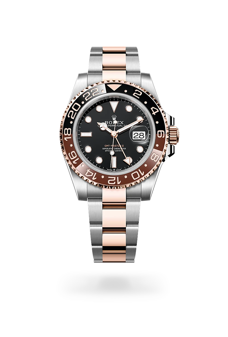 Rolex GMT-Master II in Everose Rolesor - combination of Oystersteel and Everose gold, M126711CHNR-0002 at Prestons