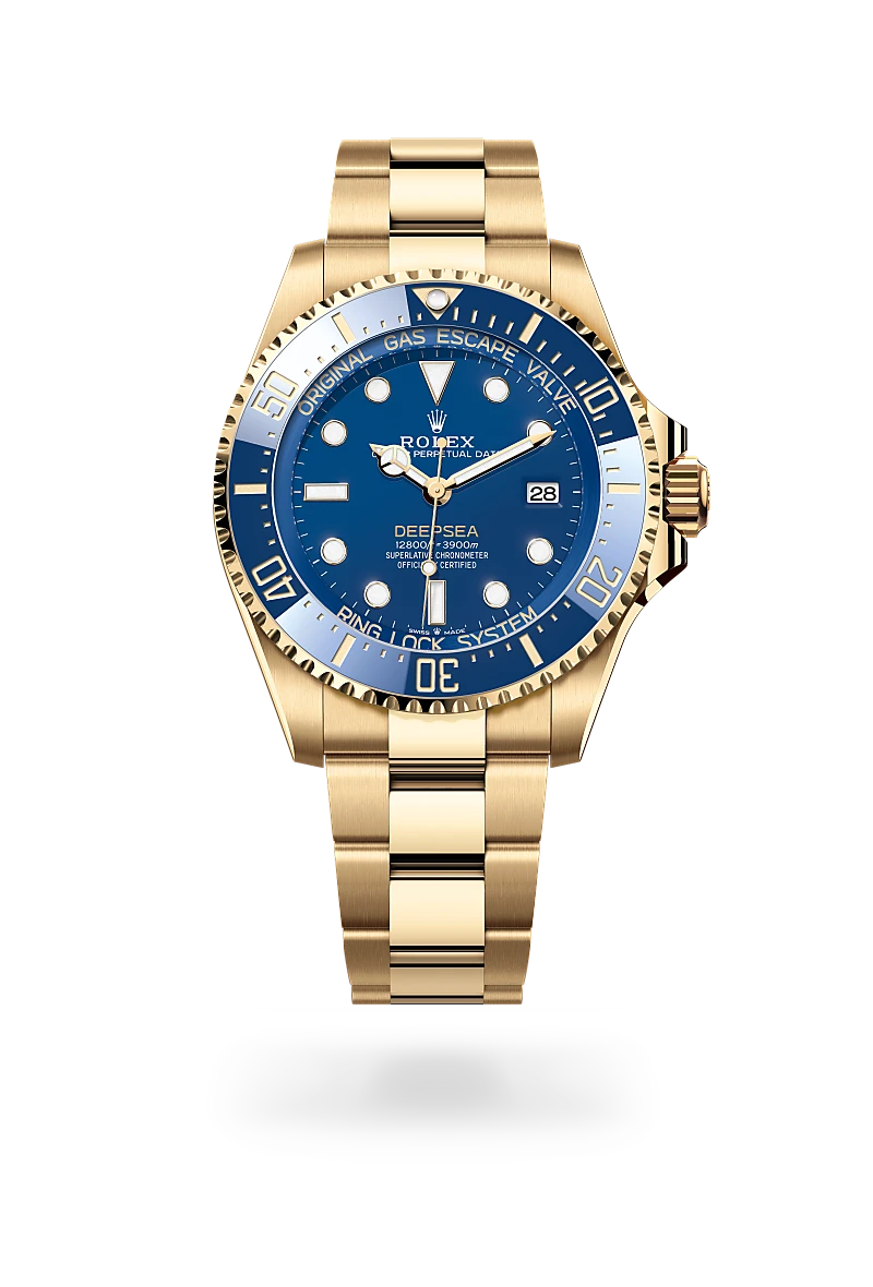 Rolex Rolex Deepsea in 18 ct yellow gold, M136668LB-0001 at Prestons