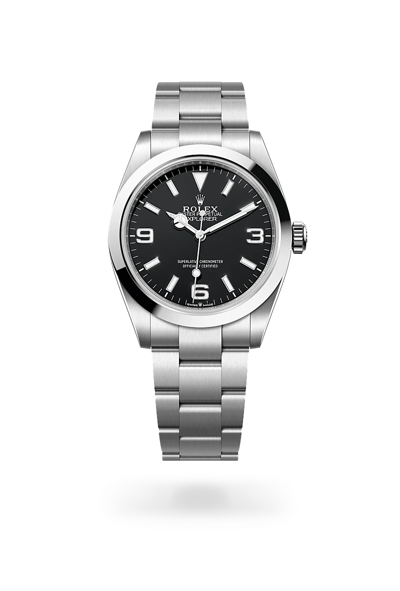 Rolex Explorer 40 in Oystersteel, M224270-0001 at Prestons