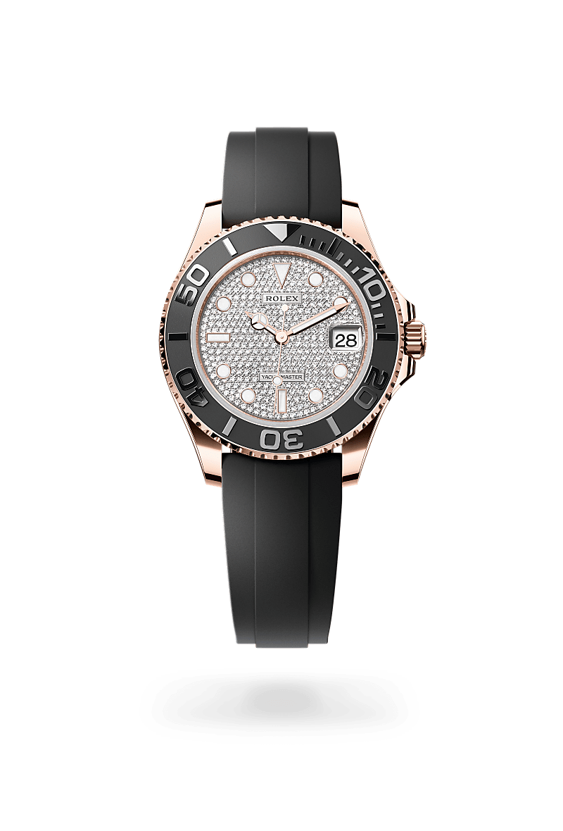 Rolex Yacht-Master 37 in 18 ct Everose gold, M268655-0019 at Prestons