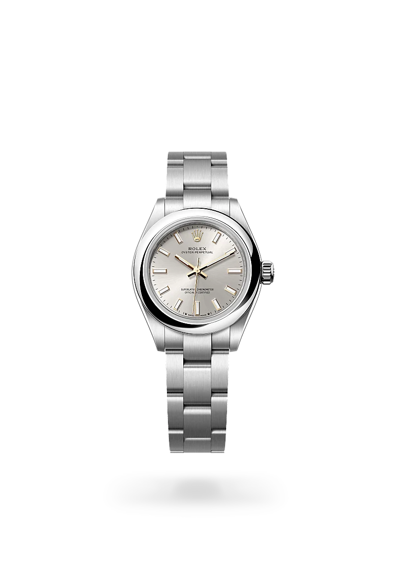 Rolex Oyster Perpetual 28 in Oystersteel, M276200-0001 at Prestons