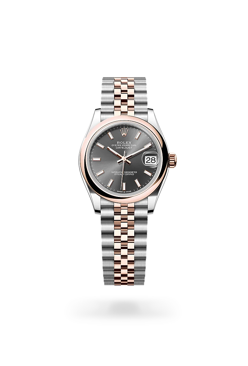 Rolex Datejust 31 in Everose Rolesor - combination of Oystersteel and Everose gold, M278241-0018 at Prestons