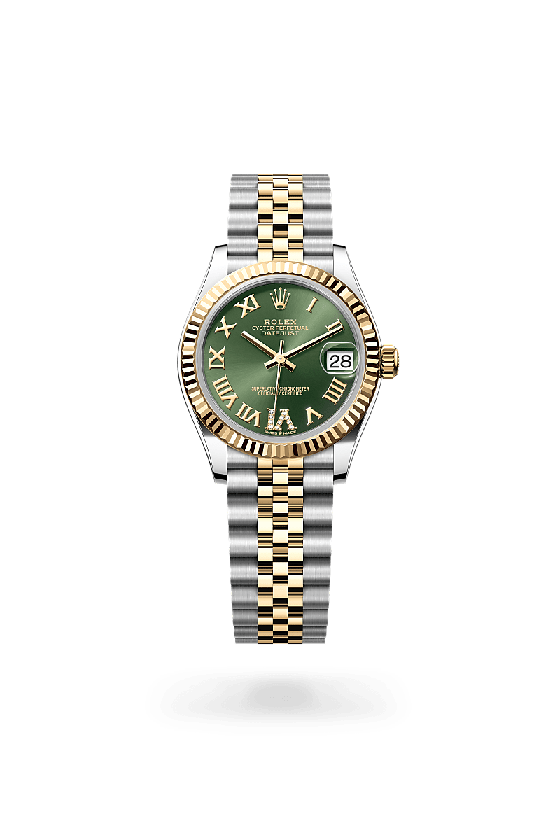Rolex Datejust 31 in Yellow Rolesor - combination of Oystersteel and yellow gold, M278273-0016 at Prestons