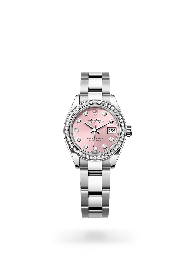 Rolex Lady-Datejust in White Rolesor - combination of Oystersteel and white gold, M279384RBR-0004 at Prestons