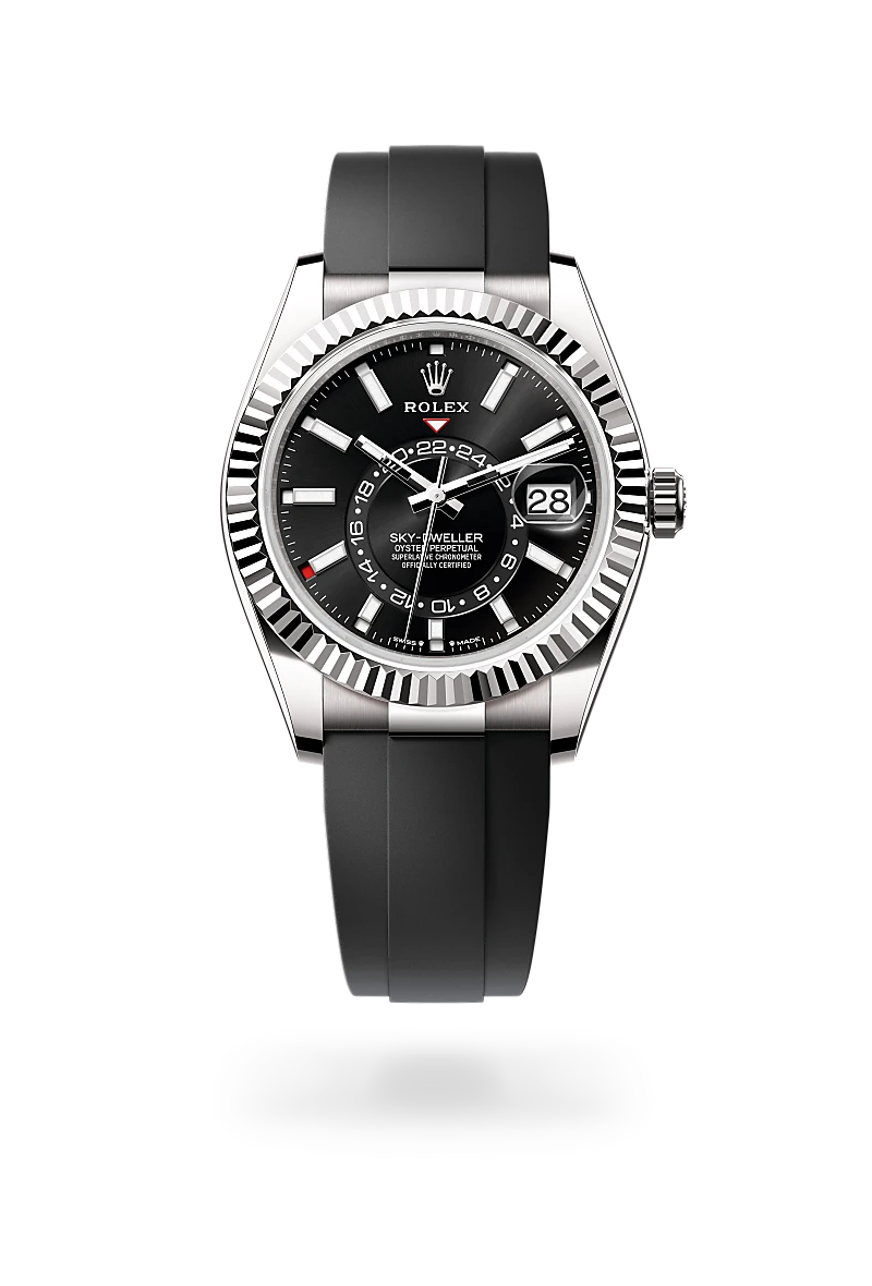 Rolex Sky-Dweller in 18 ct white gold, M336239-0002 at Prestons