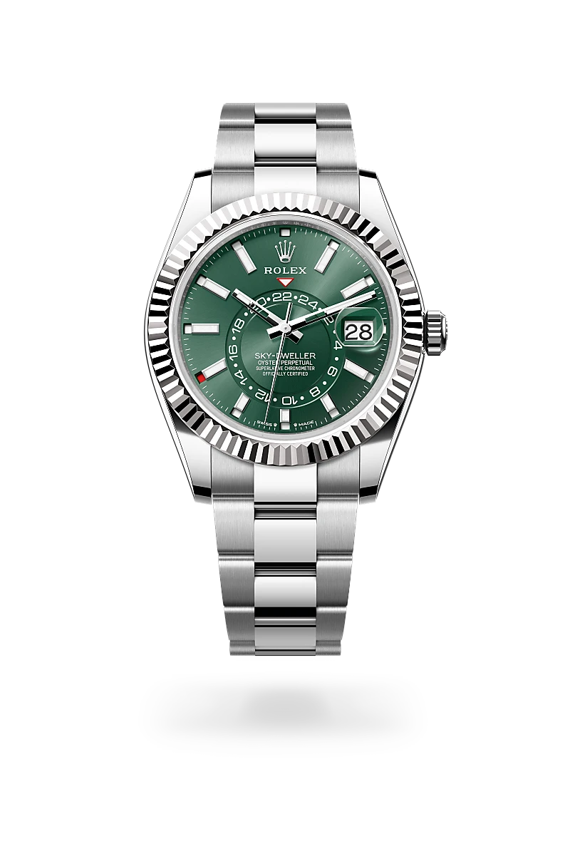 Rolex Sky-Dweller in White Rolesor - combination of Oystersteel and white gold, M336934-0001 at Prestons