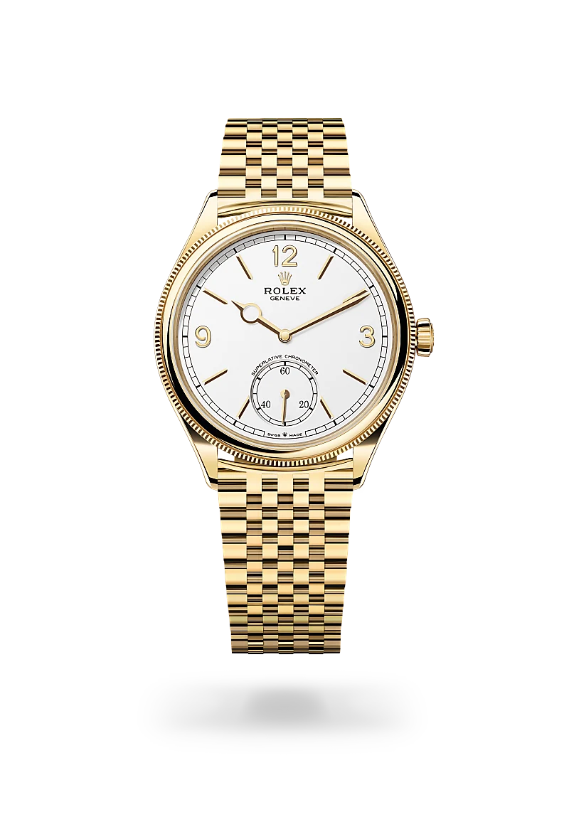 Rolex 1908 in 18 ct yellow gold, M52508-0008 at Prestons
