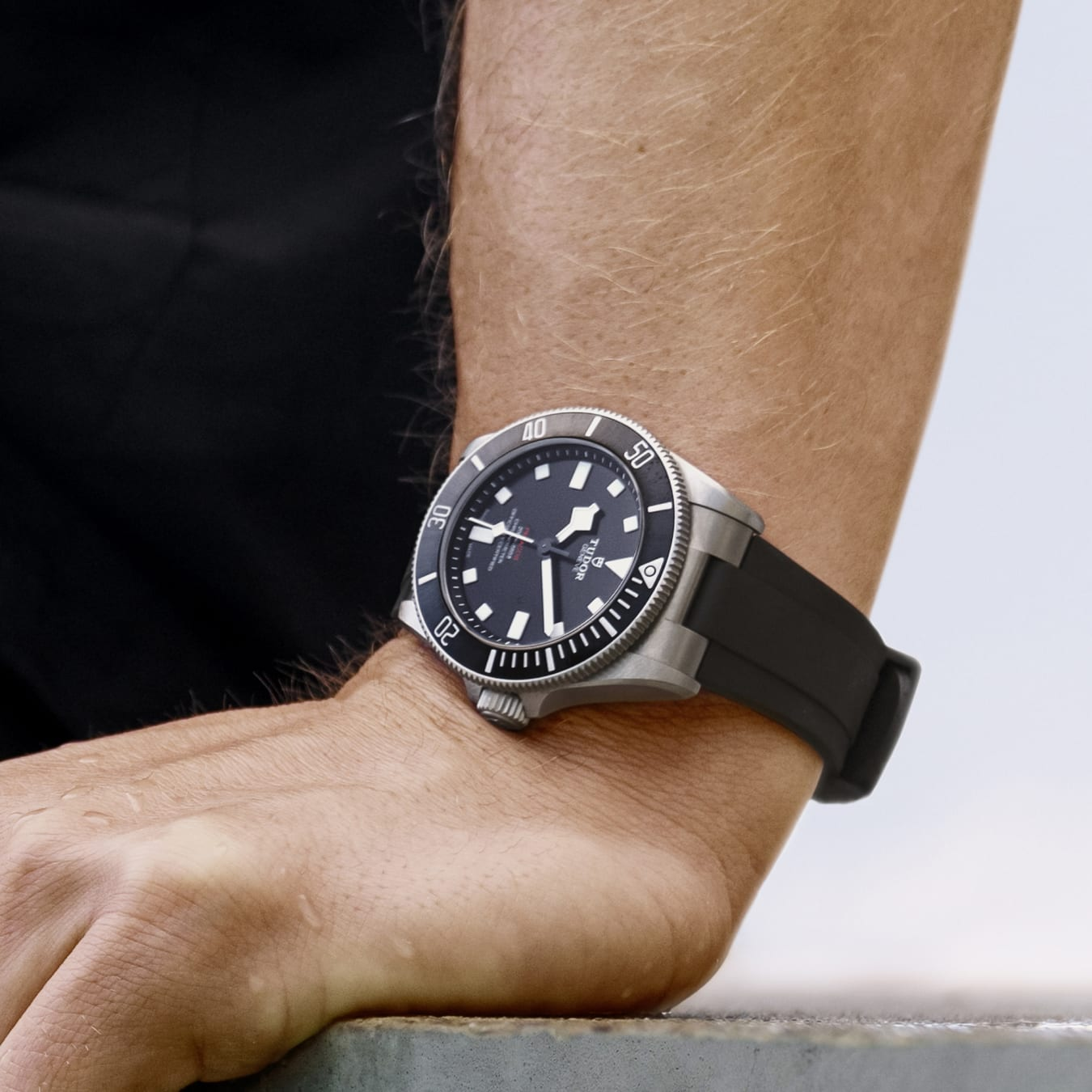 TUDOR Pelagos 39 39mm grade 2 titanium case with satin finish - M25407N-0001 at Prestons