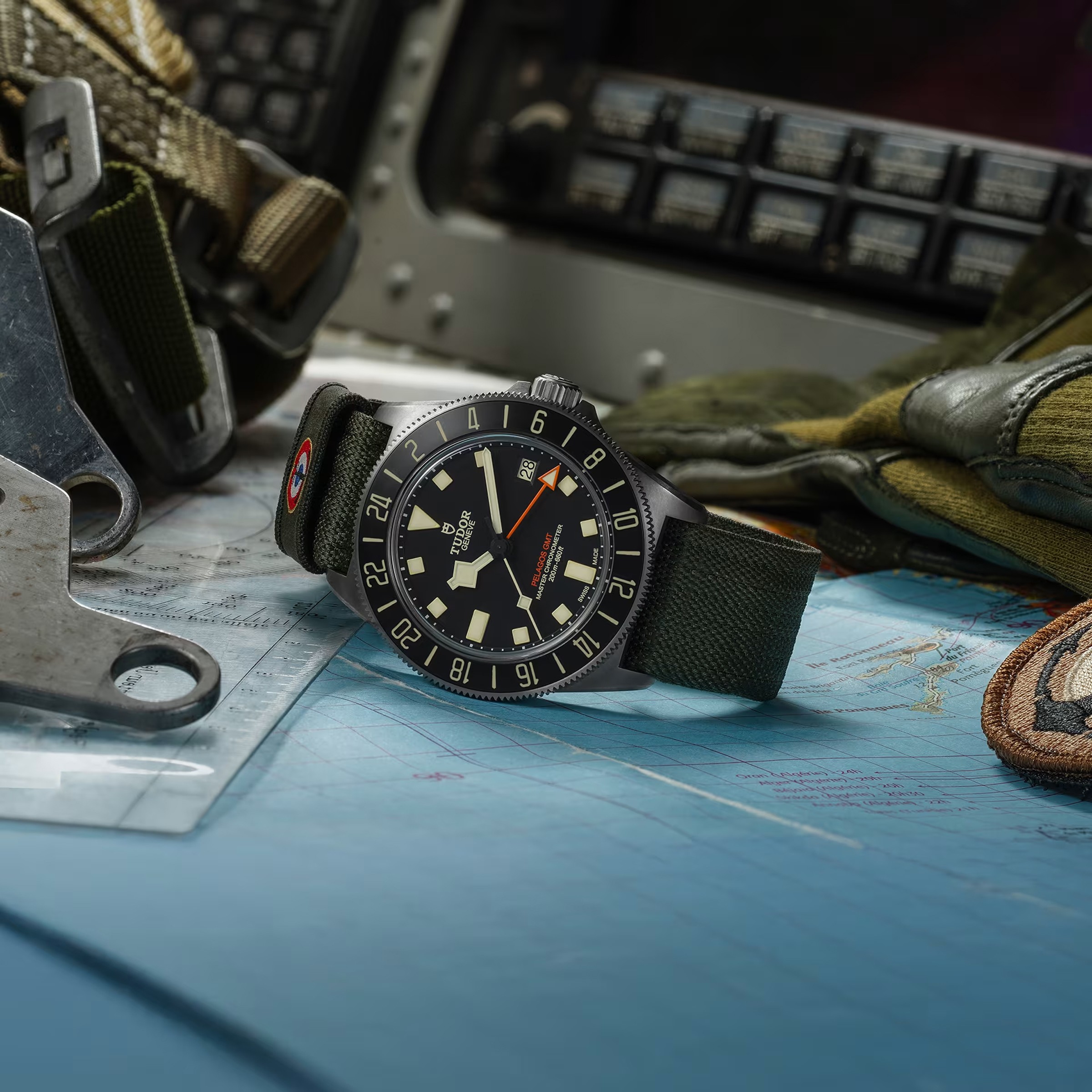 TUDOR Pelagos FXD GMT 42mm titanium case, satin-brushed finish, fixed strap bars - M2542G247NU-0002 at Prestons