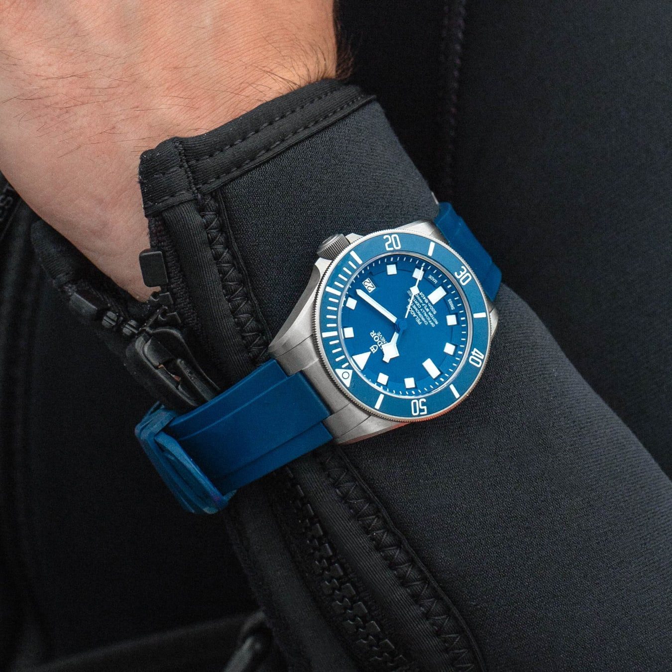 TUDOR Pelagos 42mm titanium and steel case with satin finish - M25600TB-0001 at Prestons