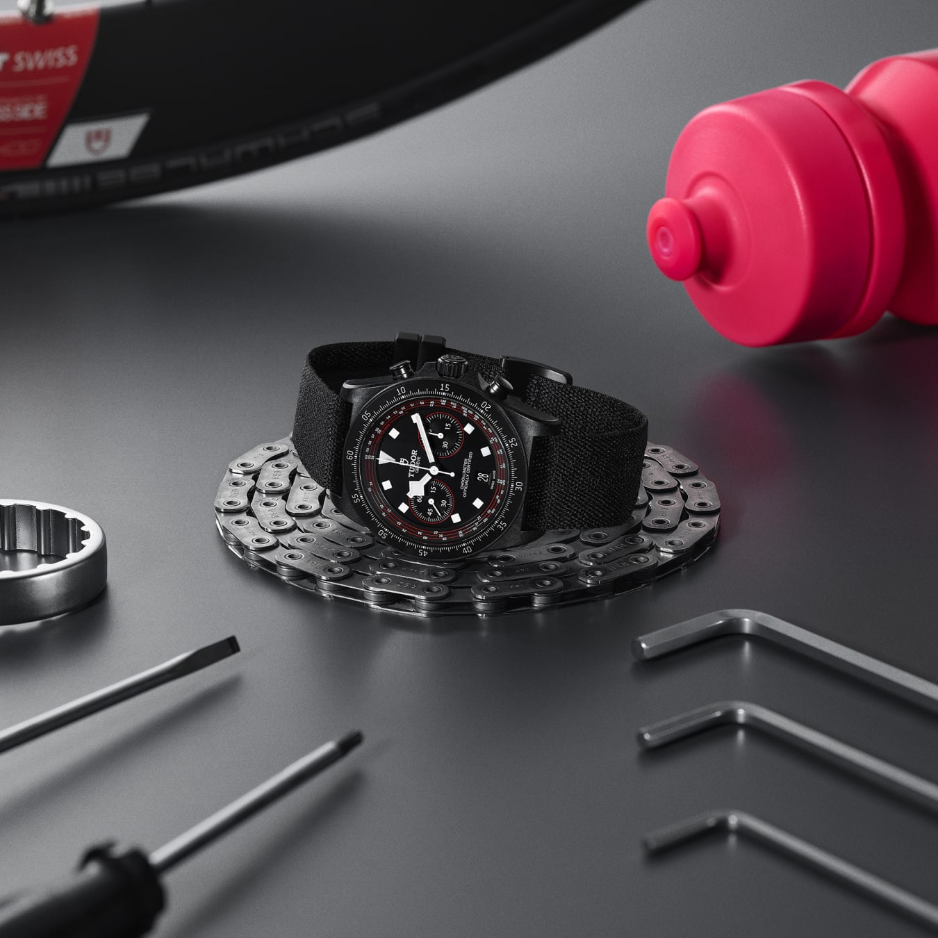 TUDOR Pelagos FXD Chrono 43mm black carbon composite case with matt finish - M25827KN-0001 at Prestons
