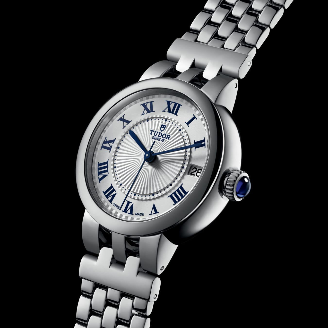 TUDOR Clair de Rose 34mm steel case with polished finish - M35800-0001 at Prestons