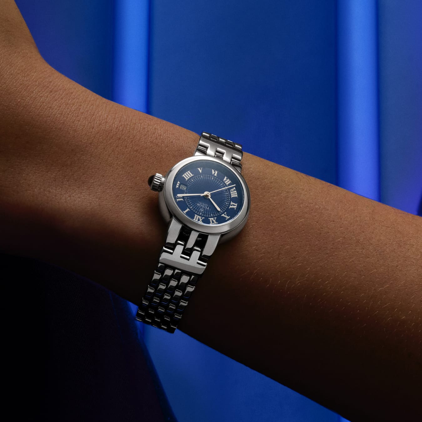 TUDOR Clair de Rose 34mm steel case with polished finish - M35800-0009 at Prestons