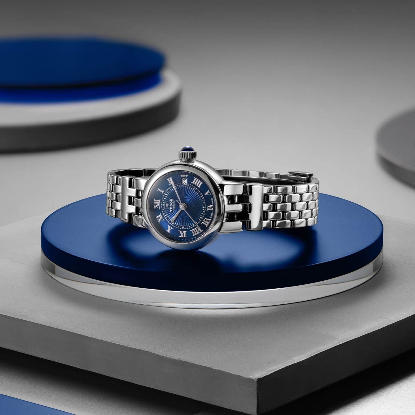 TUDOR Clair de Rose 34mm steel case with polished finish - M35800-0009 at Prestons