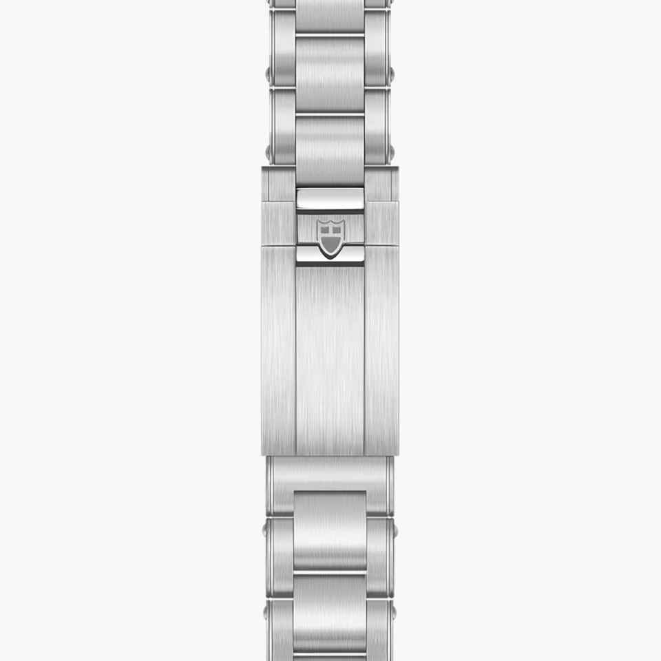TUDOR Black Bay Chrono 41mm stainless steel case with polished and satin-brushed finishes - M79360N-0012 at Prestons