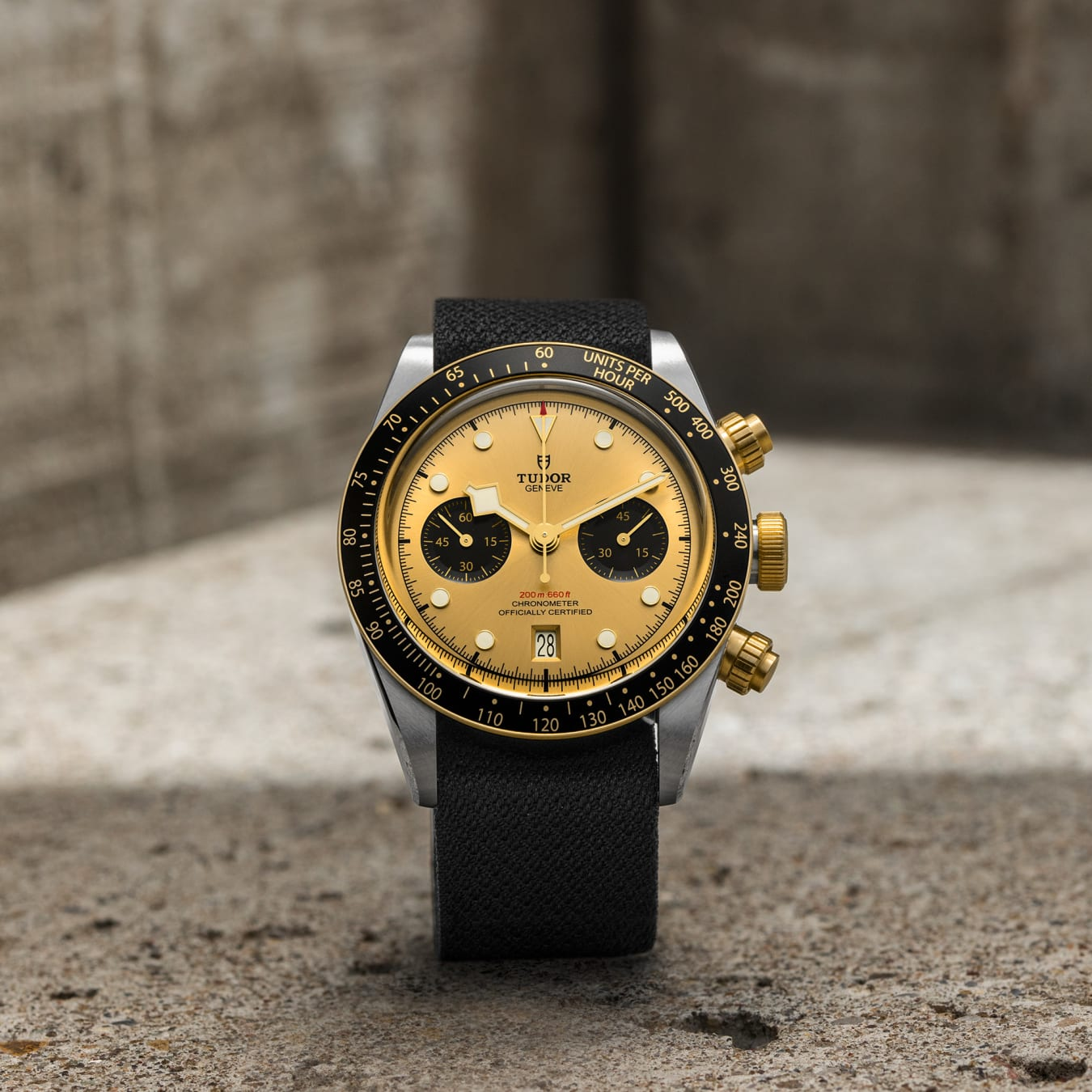 TUDOR Black Bay Chrono S&G 41mm steel case with polished and satin finish - M79363N-0006 at Prestons